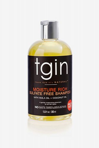 Tgin Moisture Rich Sulfate Free Shampoo For Natural Hair #3chair #curlyhair #hairtypes #hairproducts