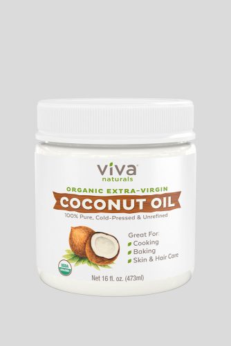 Viva Naturals Organic Extra Virgin Coconut Oil #3chair #curlyhair #hairtypes #hairproducts