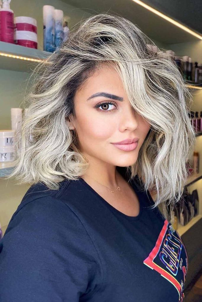 Shaggy And Stylish #asymmetricalbob #bobhairstyles