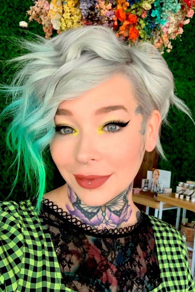 Asymmetrical Shaggy Pixie