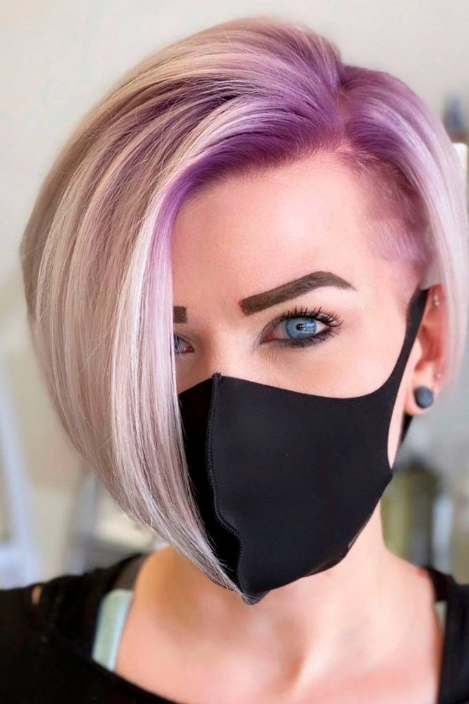 Straight, Lilac & Asymmetrical