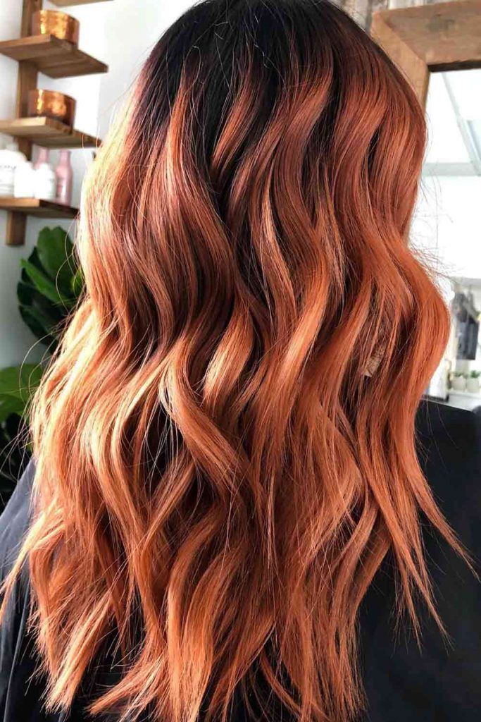 Ginger Hair Balayage