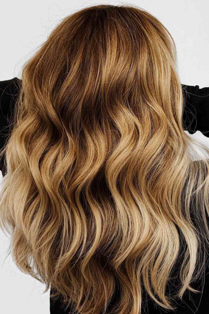 Honey Blonde Balayage Hair Color