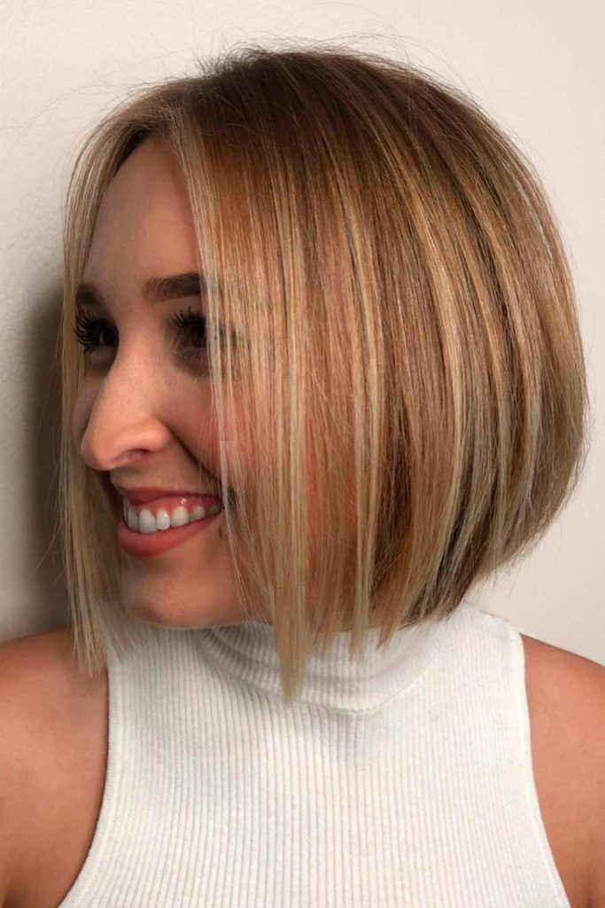 Balayage Short Hair Blonde