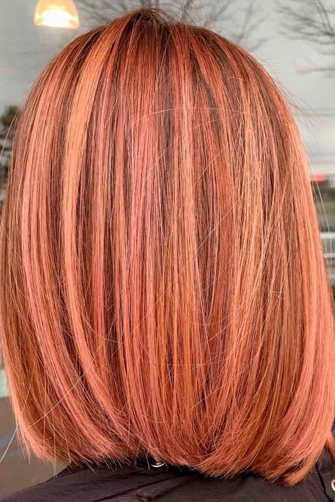 Balayage Short Straight Hair