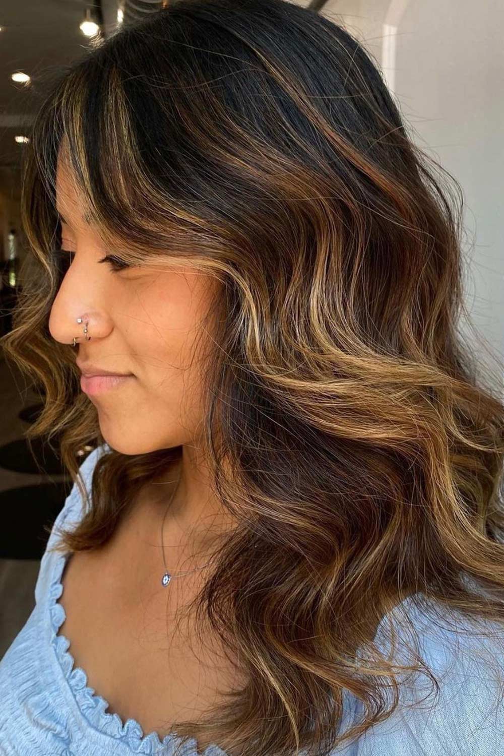 Shiny, Subtle Balayage
