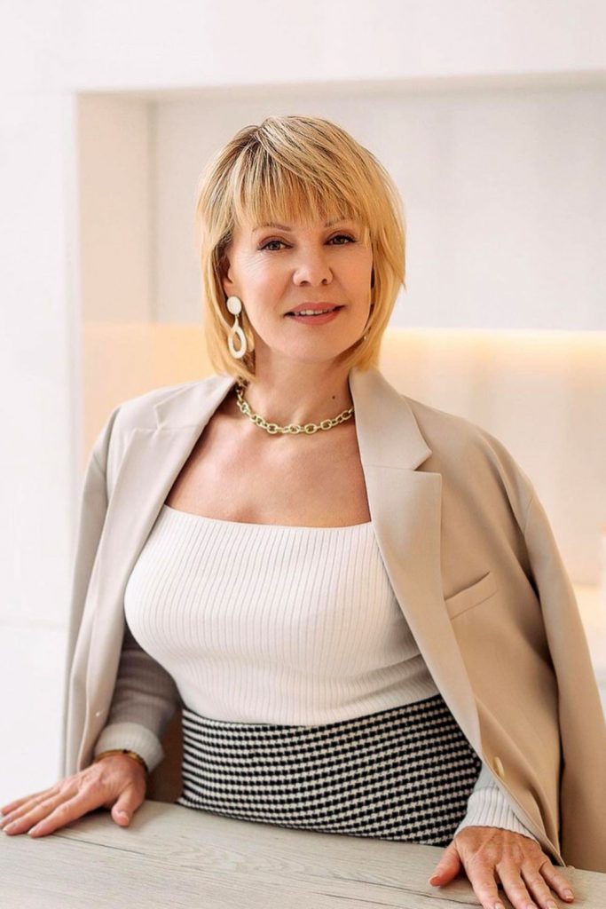 Classic Bob with Blunt Bangs