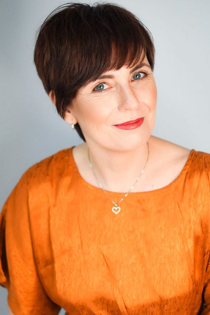 Long Pixie With Layered Bang