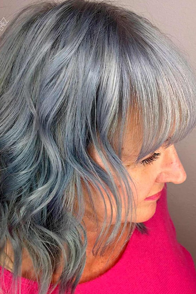 Wispy Bangs combined with Soft Locks