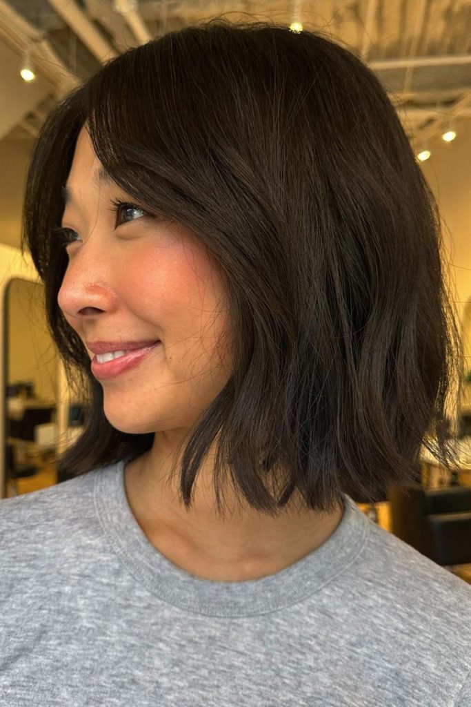 Textured A-Bob Cut