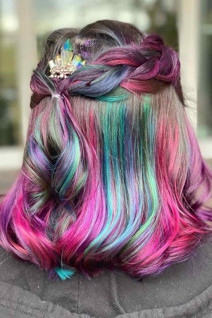 Cute Half Up Half Down Ponytails