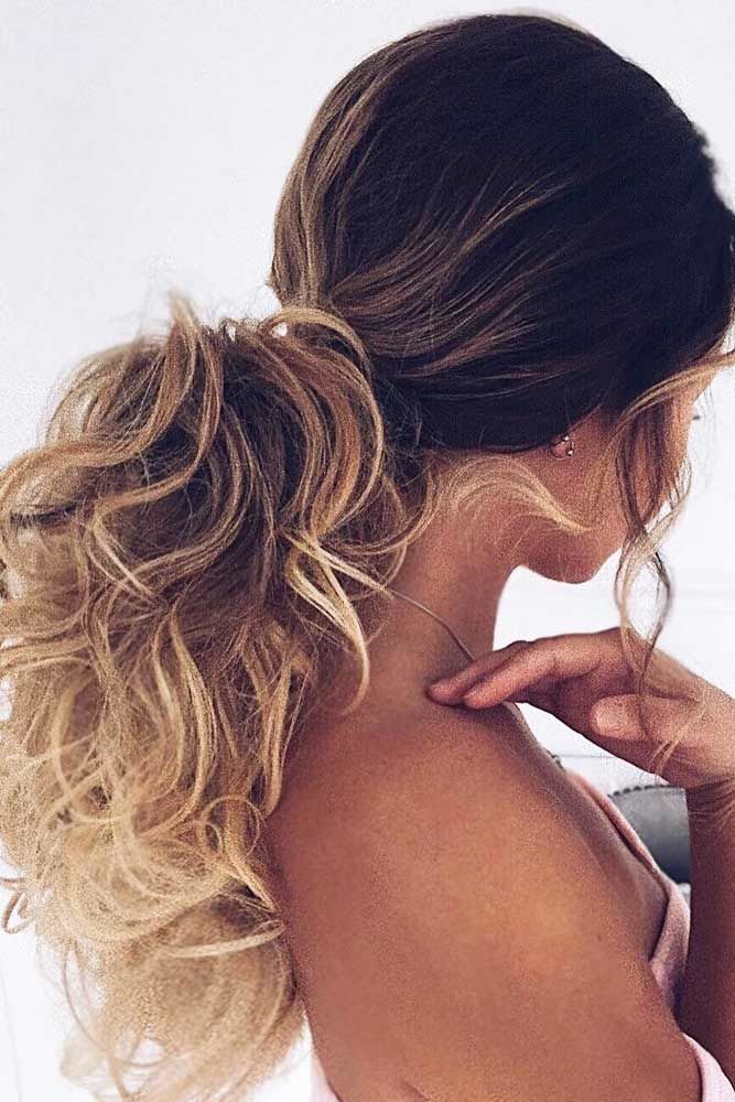 Wavy Ponytails #ponytails #updo