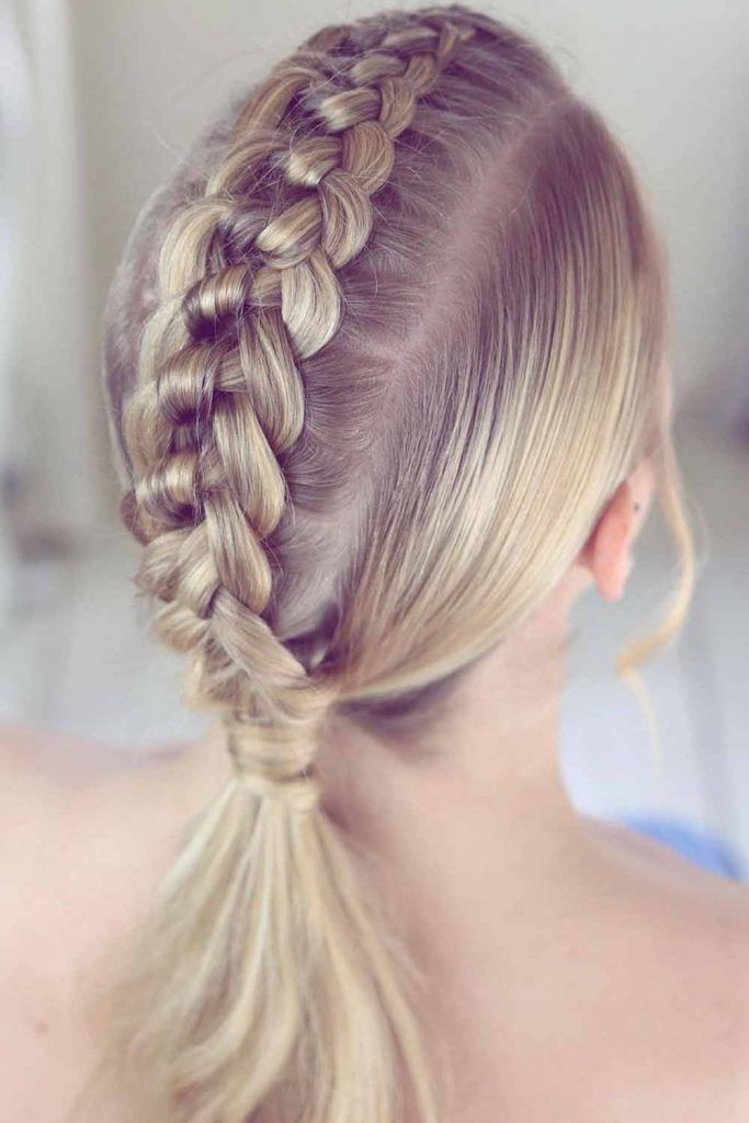 Diamond Infinity Braid Into Pony