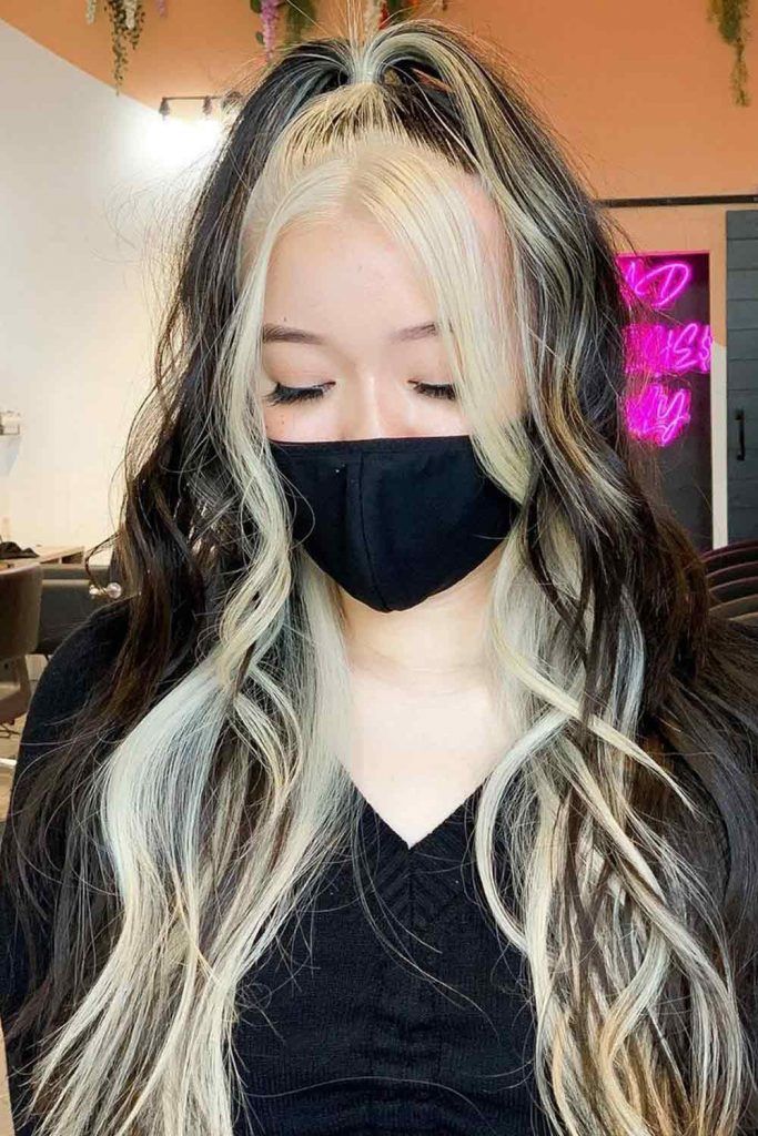 Half Up Ponytail For Long Hair