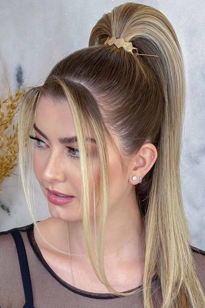 Lush And Voluminous High Ponytail