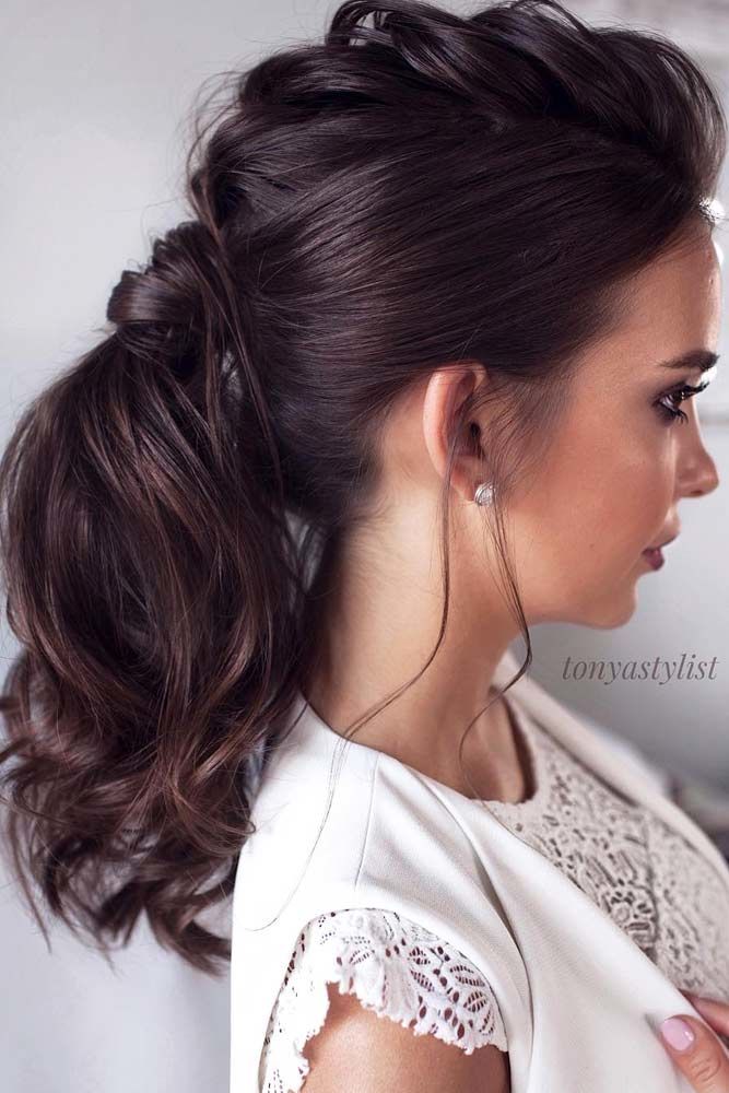 Low Voluminous Ponytail #ponytails #updo