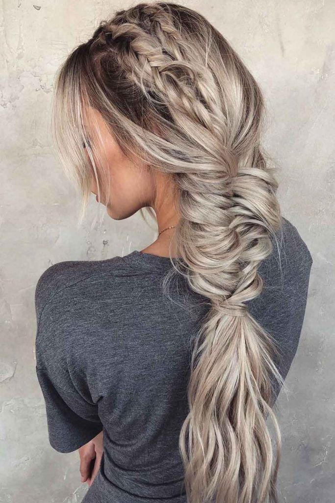 Triple Lace Braid Ponytail