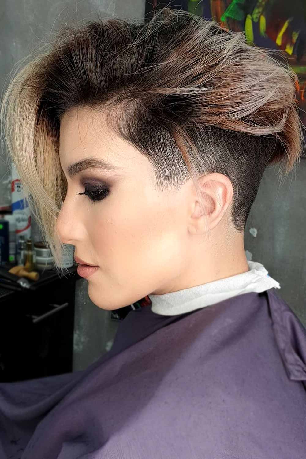 Disconnected Undercut Style #undercuthairstyles #undercutwomen