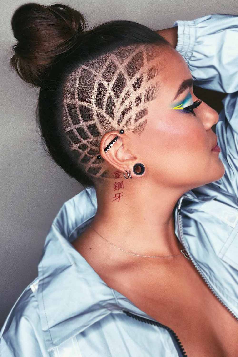 Lotus Style Undercut #undercuthairstyles #undercutwomen