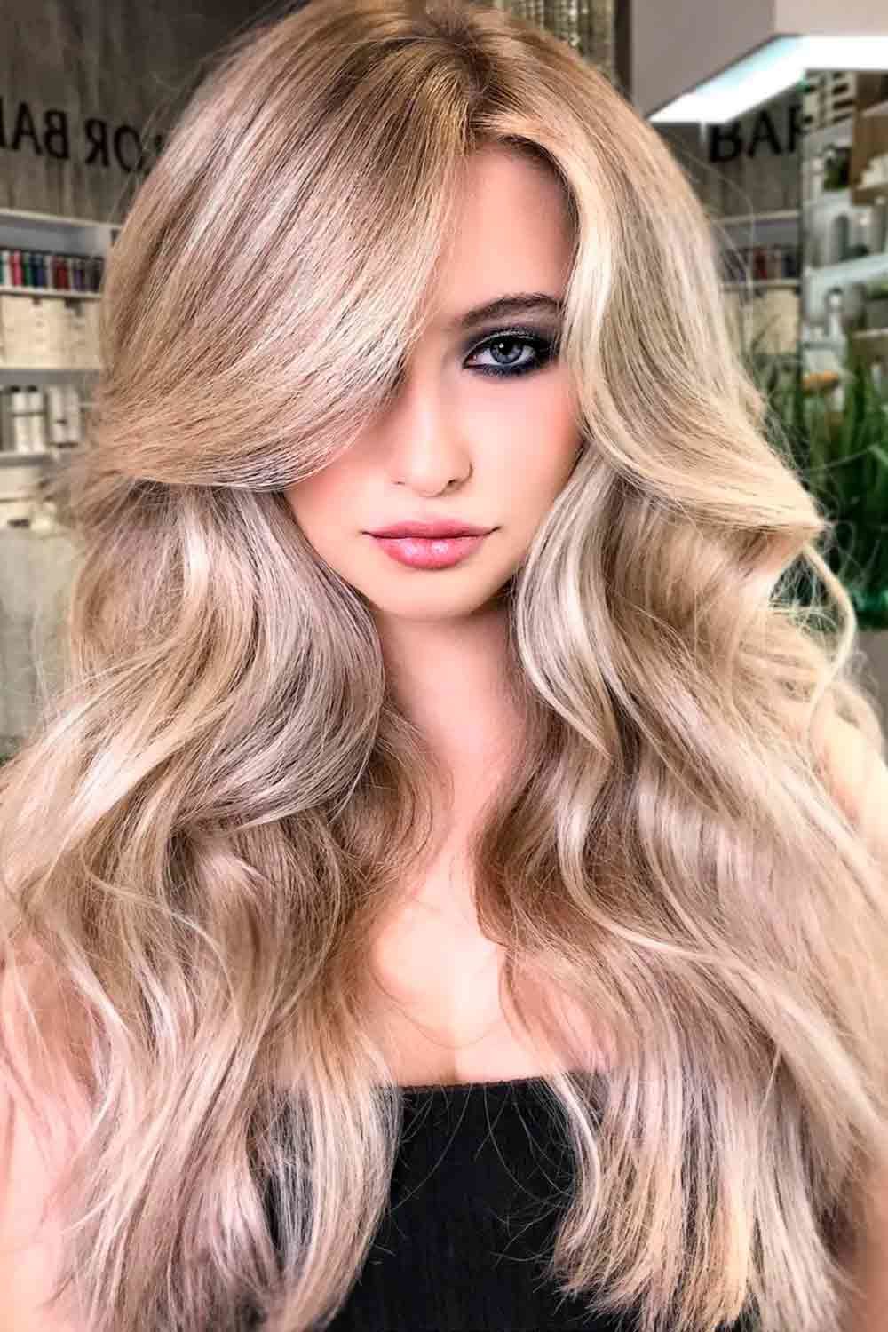 Ash Blonde Balayage For Long Hair #ashblonde #ashhair