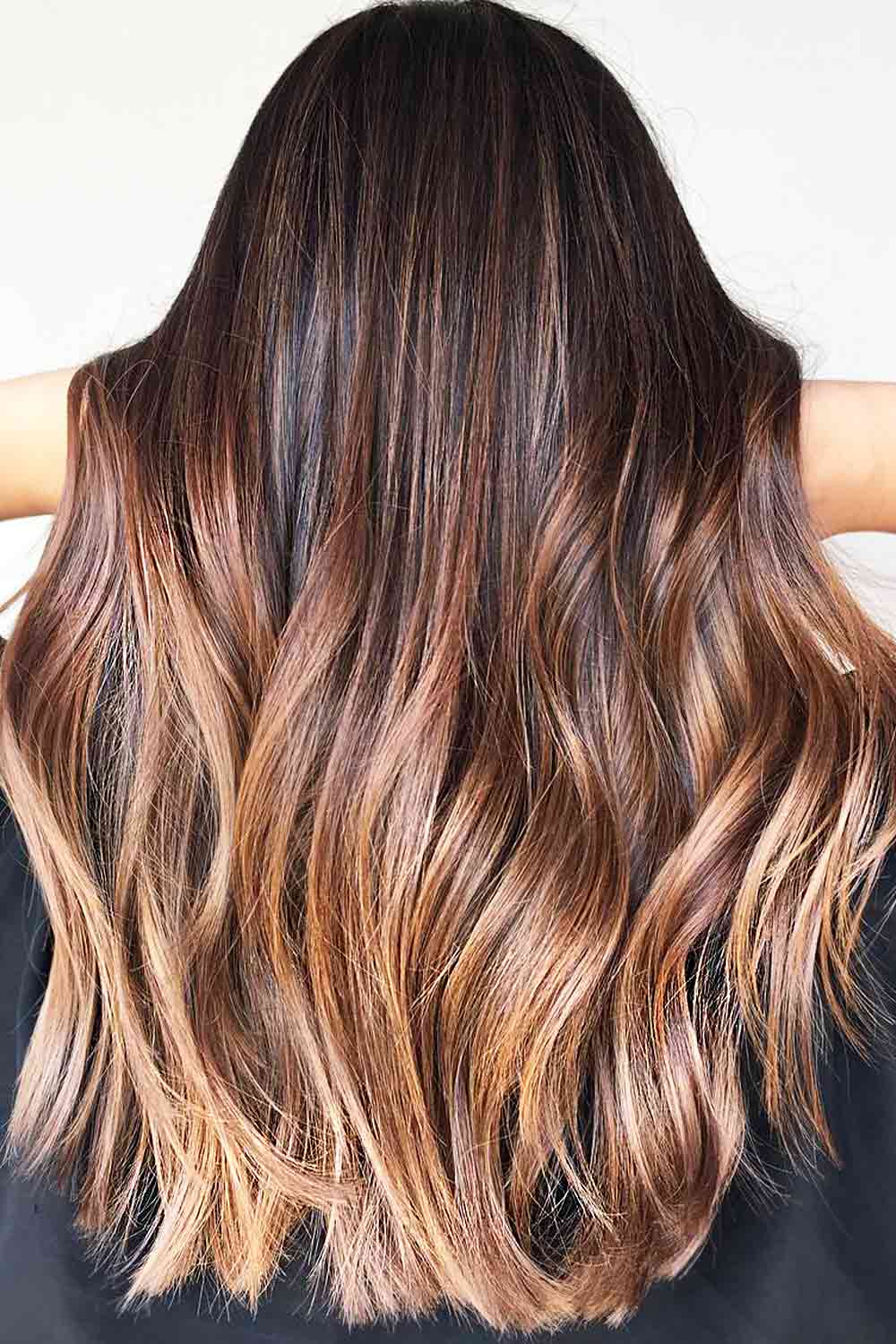 Brown With Blonde Balayage #blondebalayage #blondehair #balayagehair