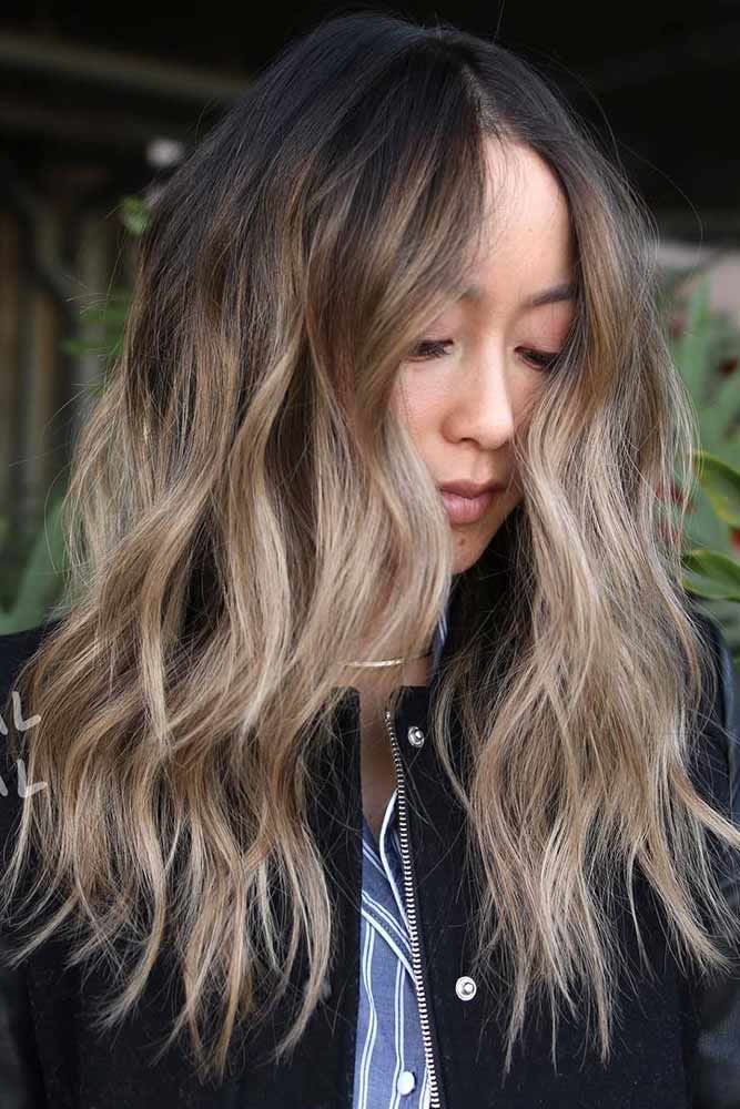 Messy Blonde Balayage For Brown Hair #blondehair #balayage