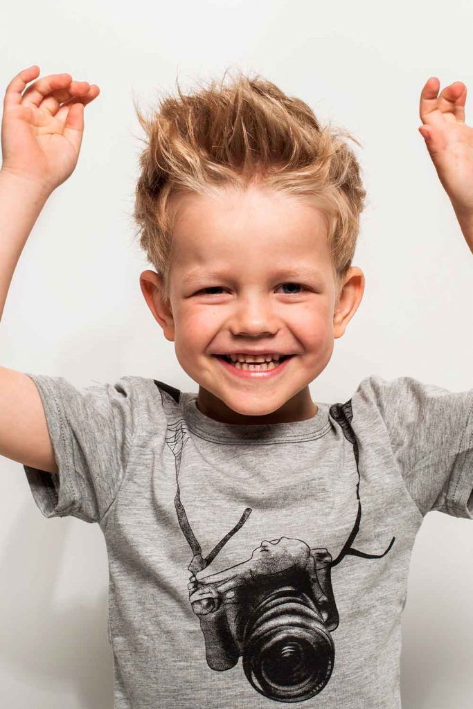 Short Brushed Up Boy Haircuts For Medium Length Hairstyle