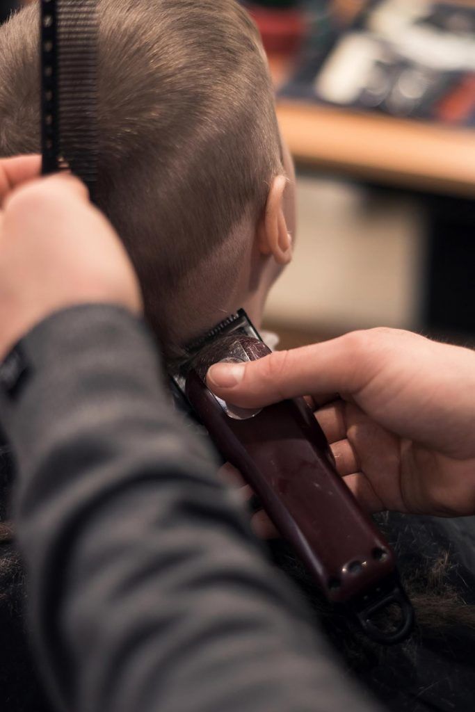 Put A Towel And Choose The Clipper Number #boyhaircuts