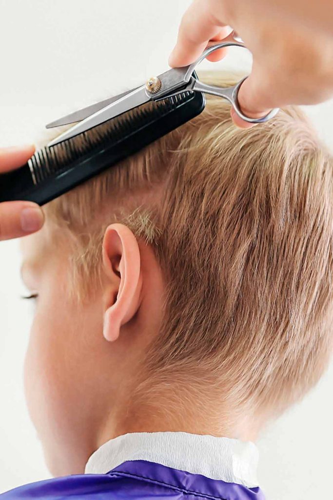 How To Cut Boy's Hair With Scissors