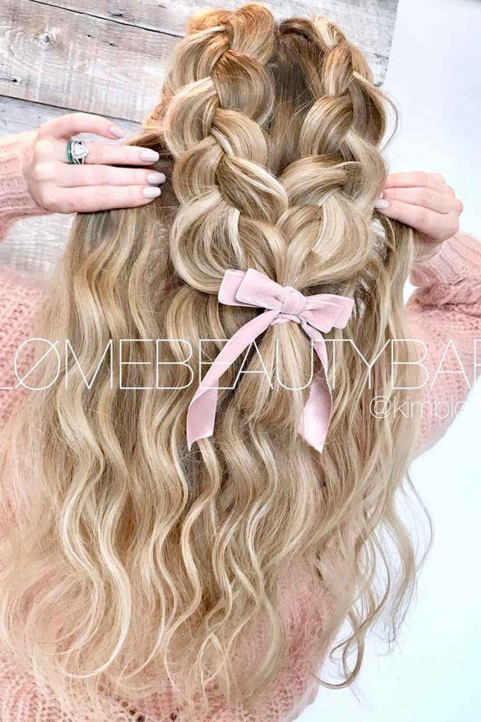Everyday Ideas With A Dutch Braid, braided hairstyles for long curly hair, long hair with braids, long thick braids, braids long hair