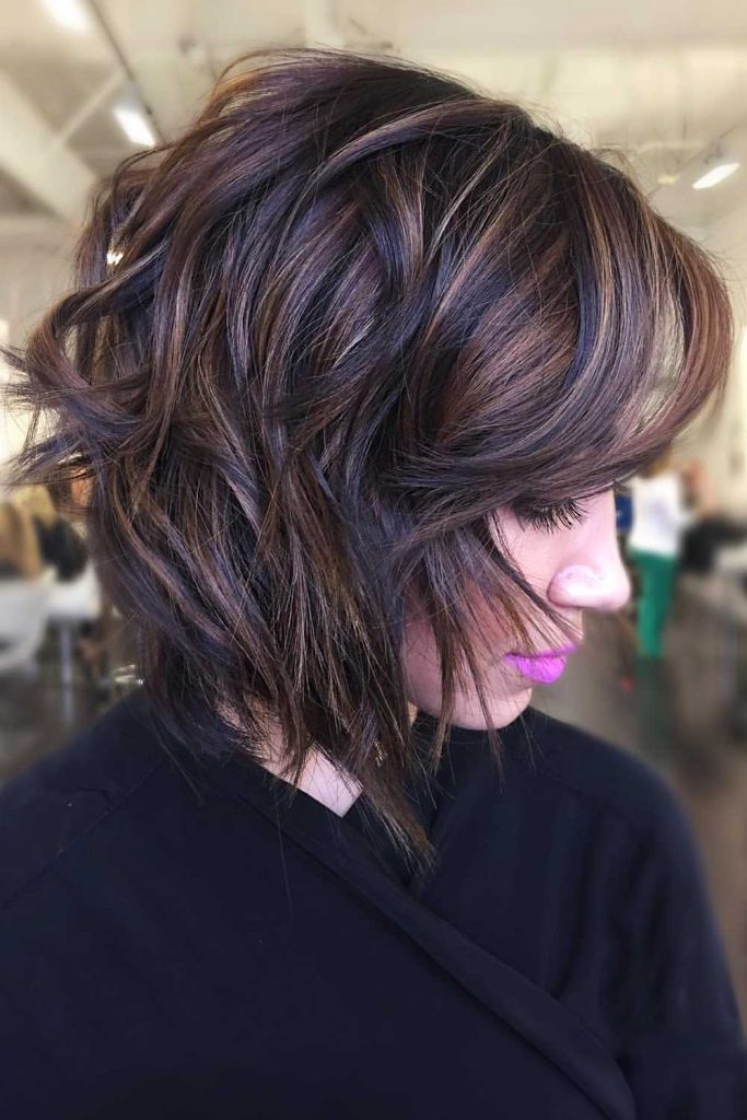 Cinnamon Highlights on Dark Brown Hair #brownhighlights #brownhair #highlights