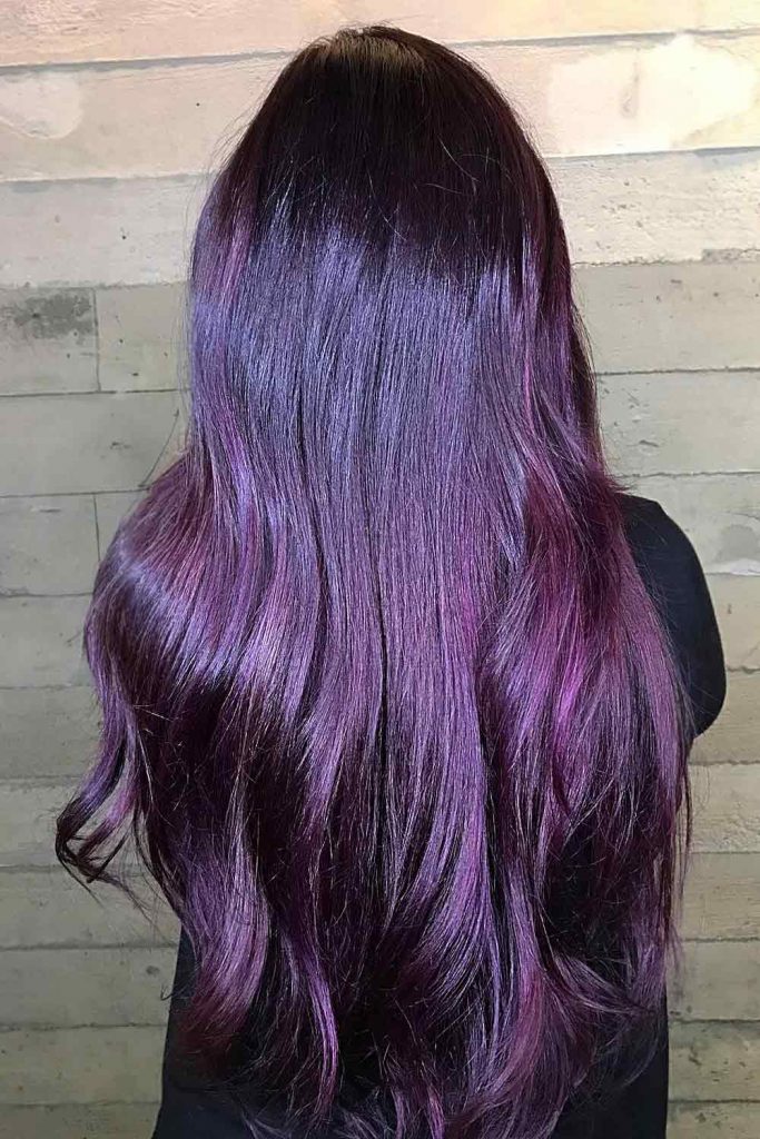 Deep Violet #burgundyhaircolor #burgundyhair