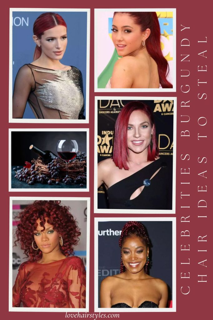 Celebrities Burgundy Hair Ideas To Steal