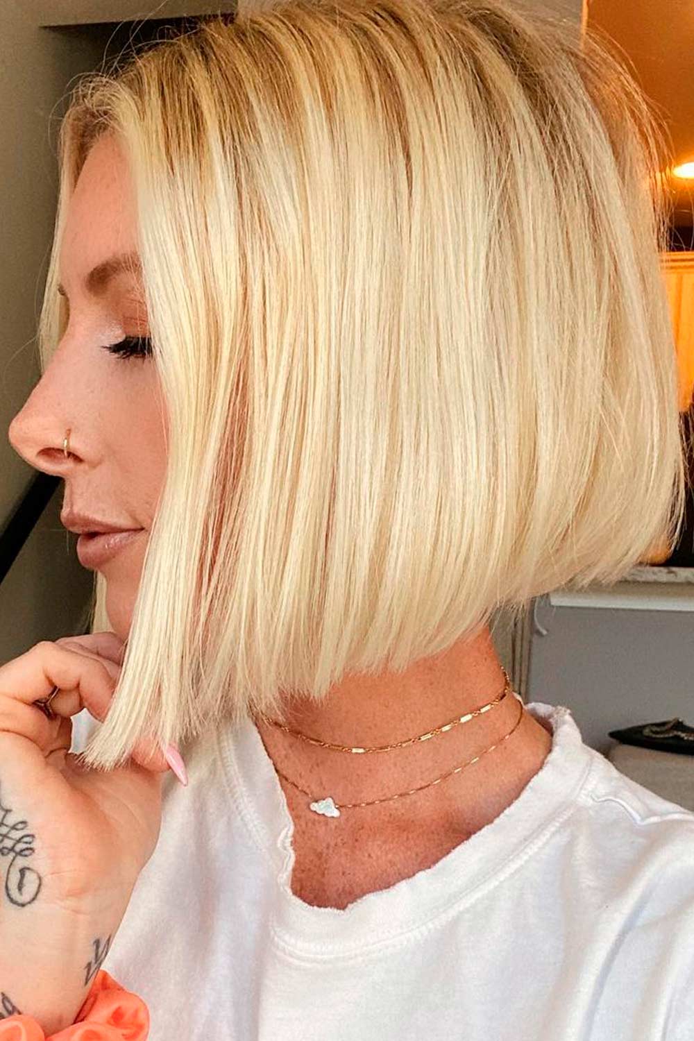 Blonde Bob For Thin Hair