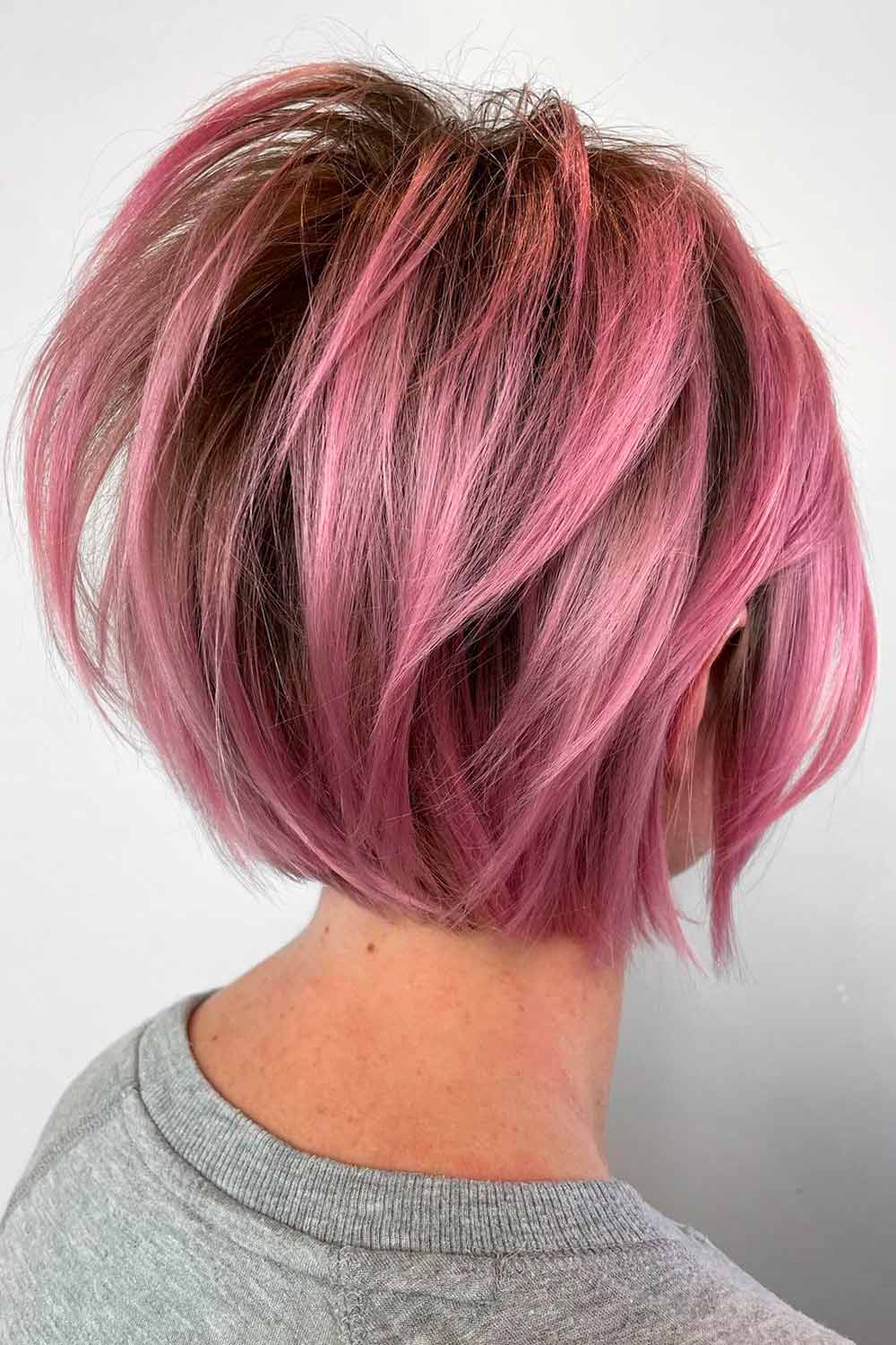 Layered Short Bold Bob