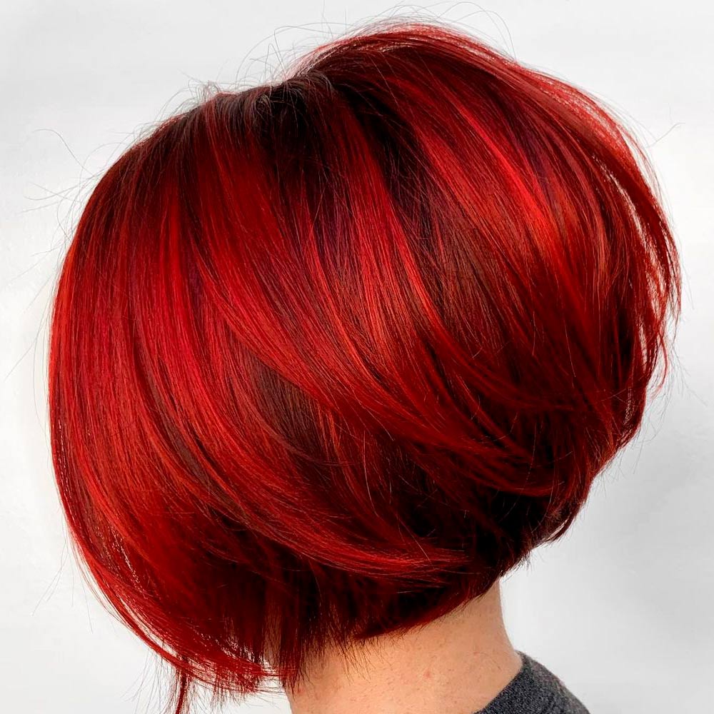 Fiery Red Copper Hair Color