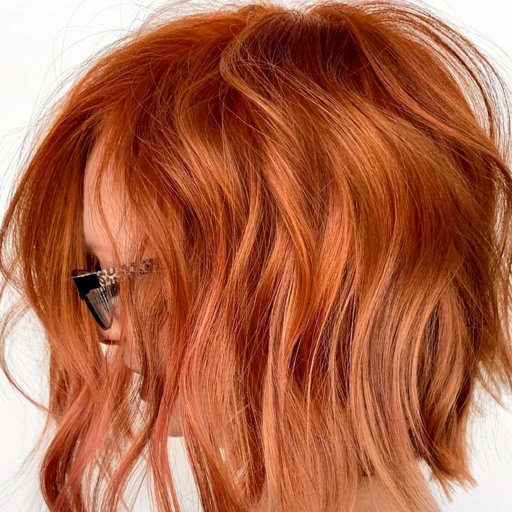 Golden Copper Hair with Warm Tones