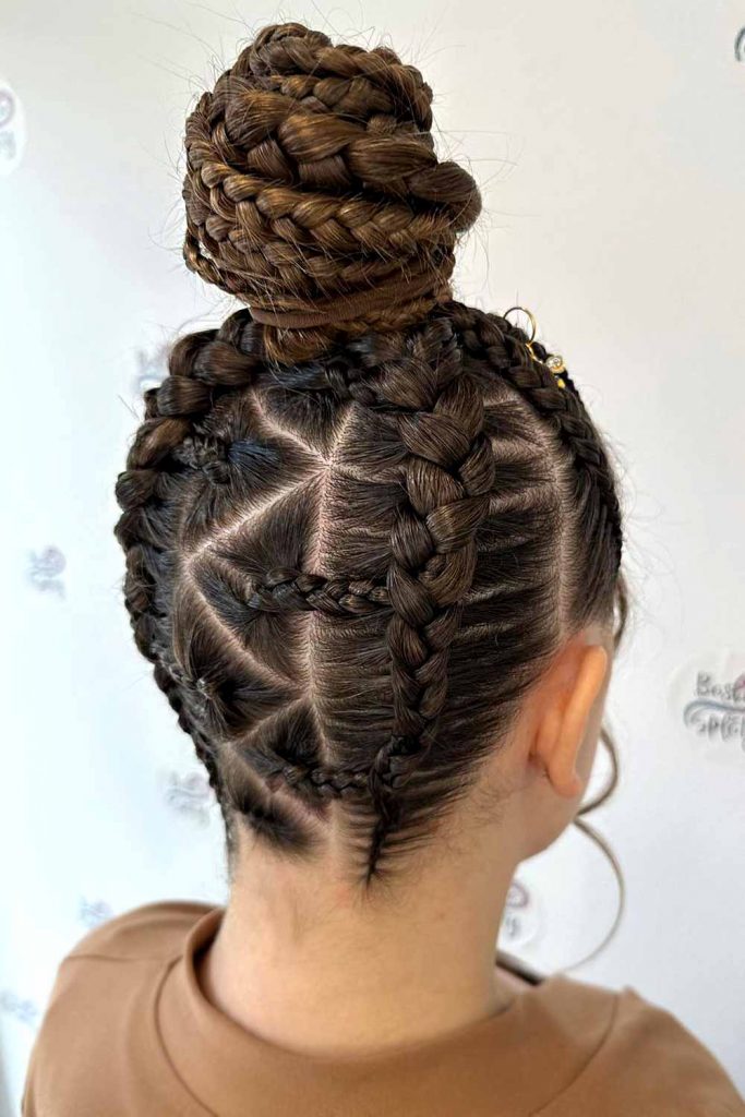 Stitches And Parts Braids #cornrowbraids #braids