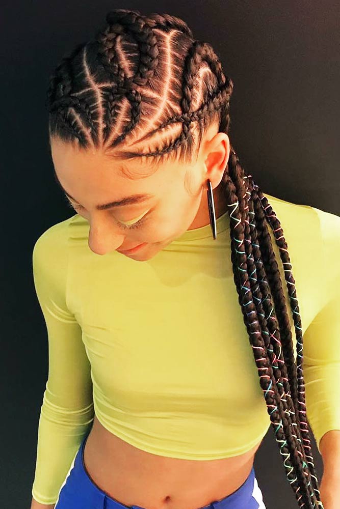 &ldquo;X Marks The Spot&rdquo; #cornrowbraids #braids