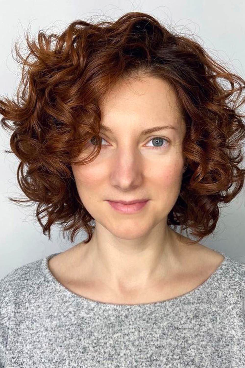 Side Bangs with Short Curl