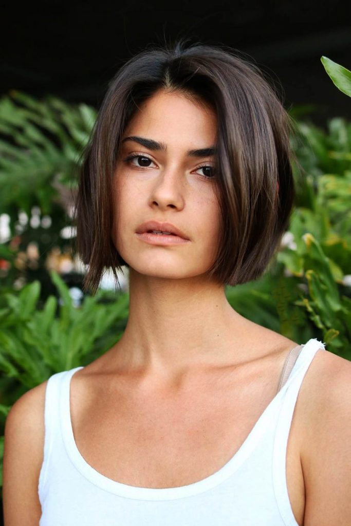 Sleek Blunt Bob