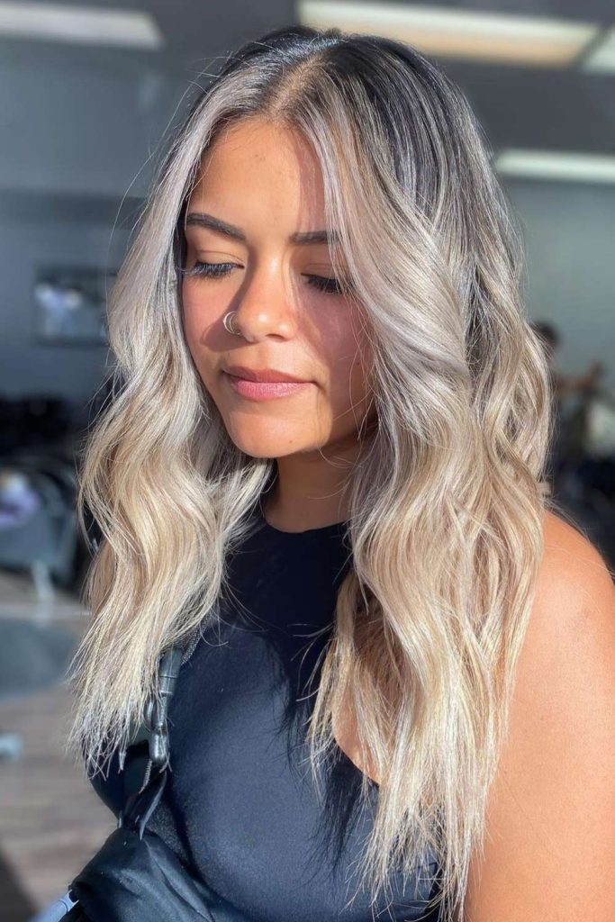 Brunette To Dark Blonde Ombre