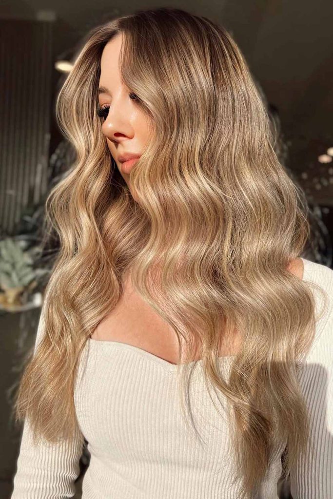 Champagne Blonde #darkblondehair #darkblonde