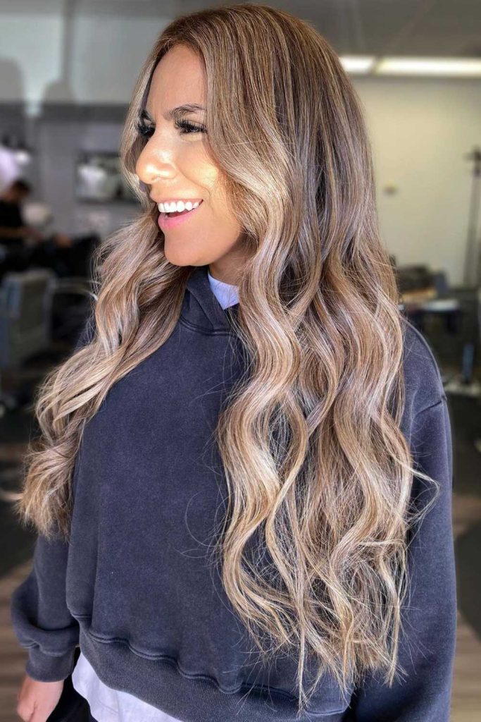 Dark Blonde Lowlights