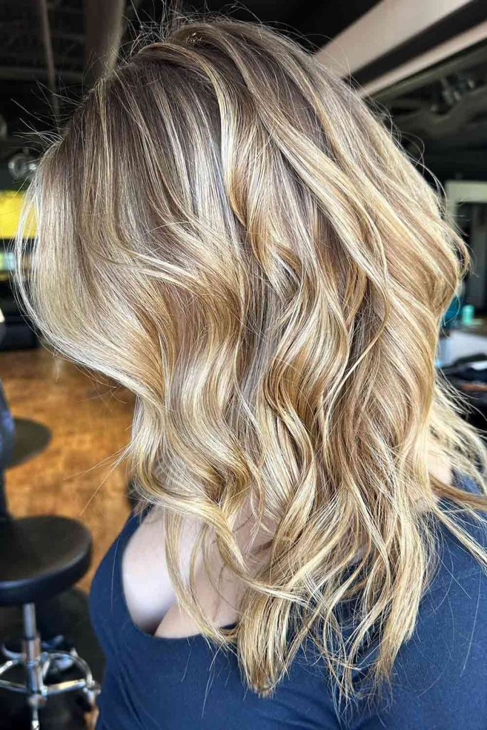 Highlights & Lowlights #darkblondehair #darkblonde