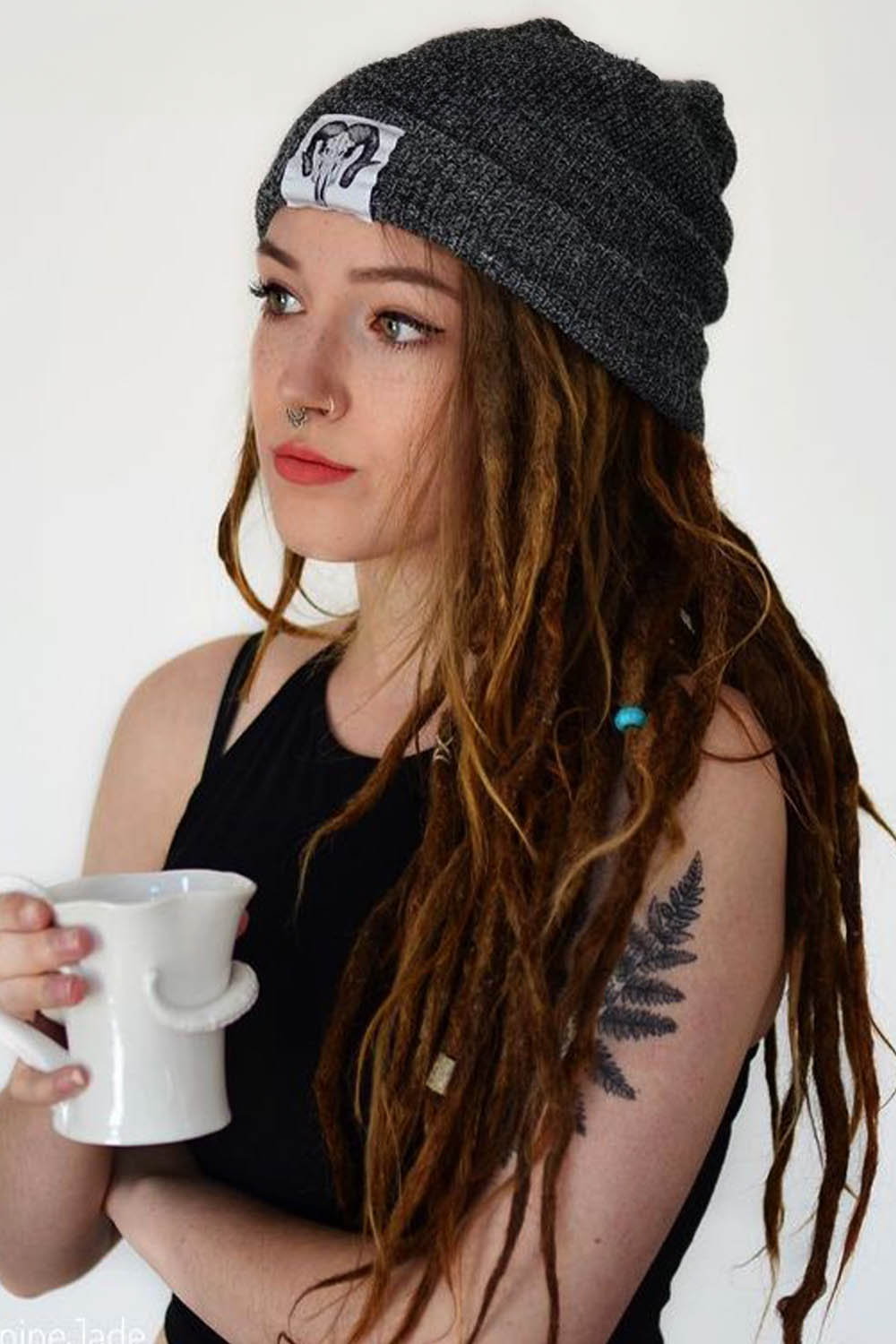 Caramel Dreadlocks with Beads