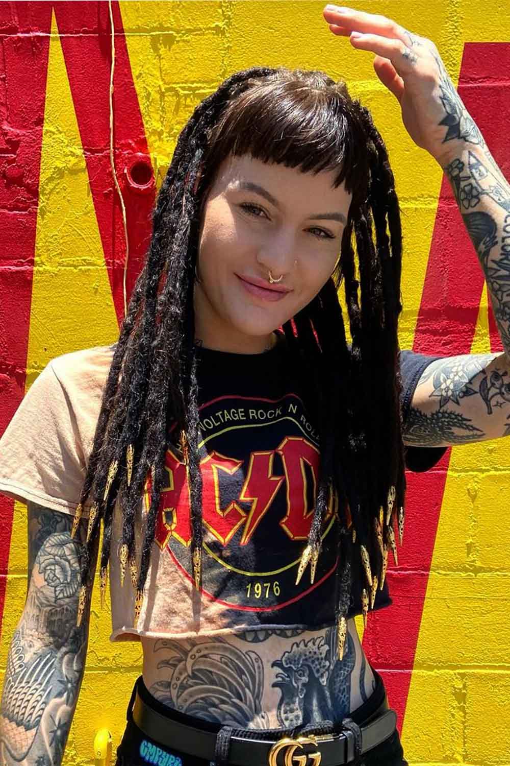 Long Dreadlocks with Bung