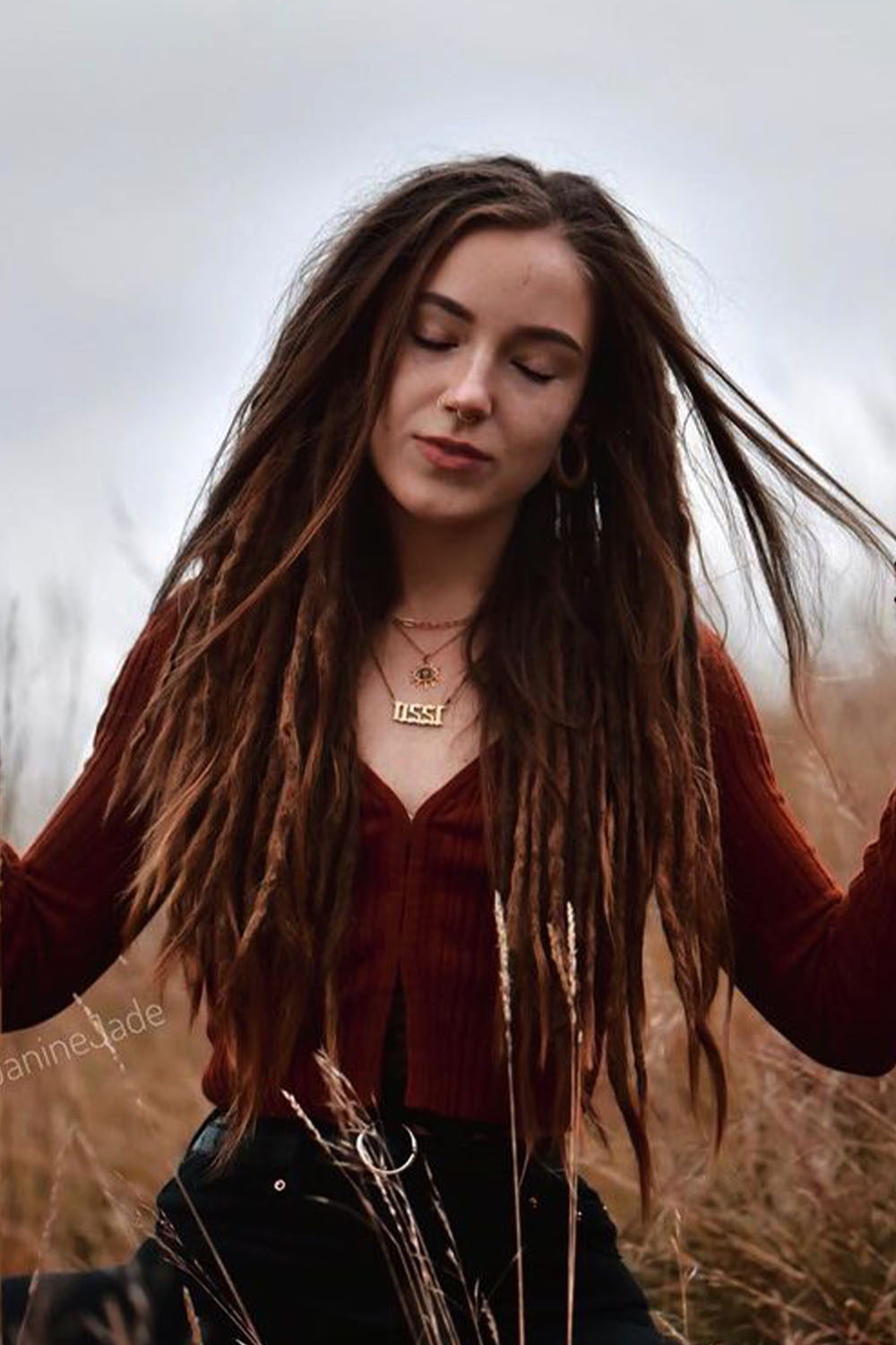 Long Brown Dreadlocks