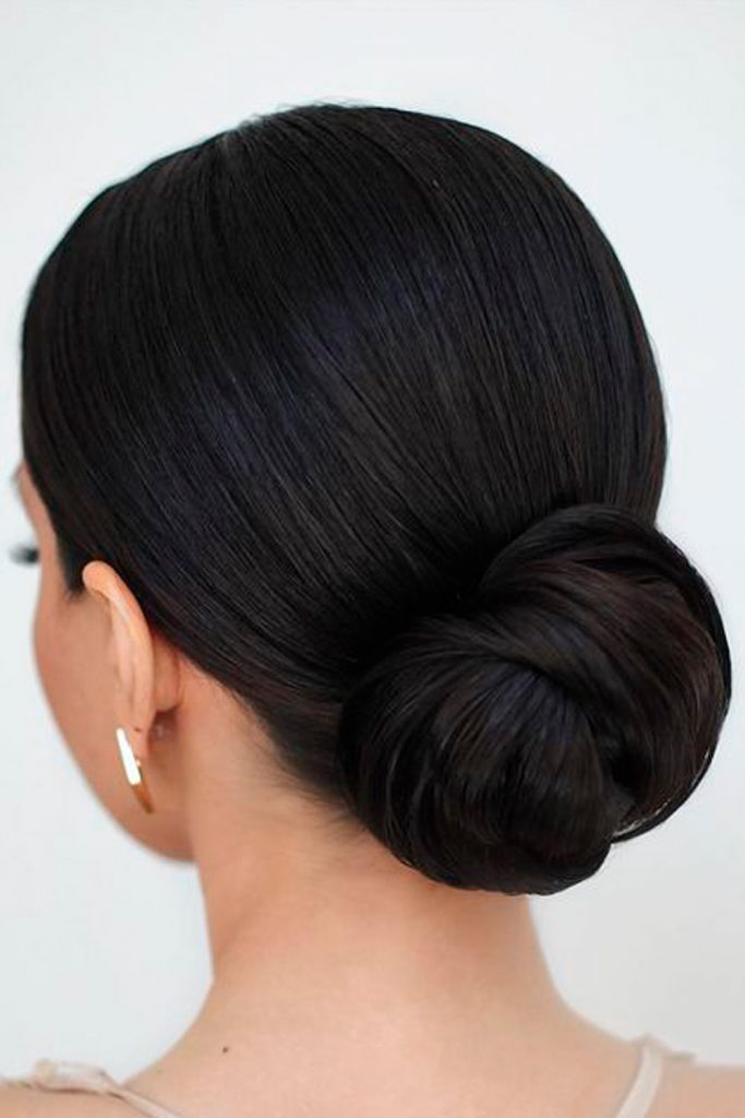 Simple And Cute Bun Updo