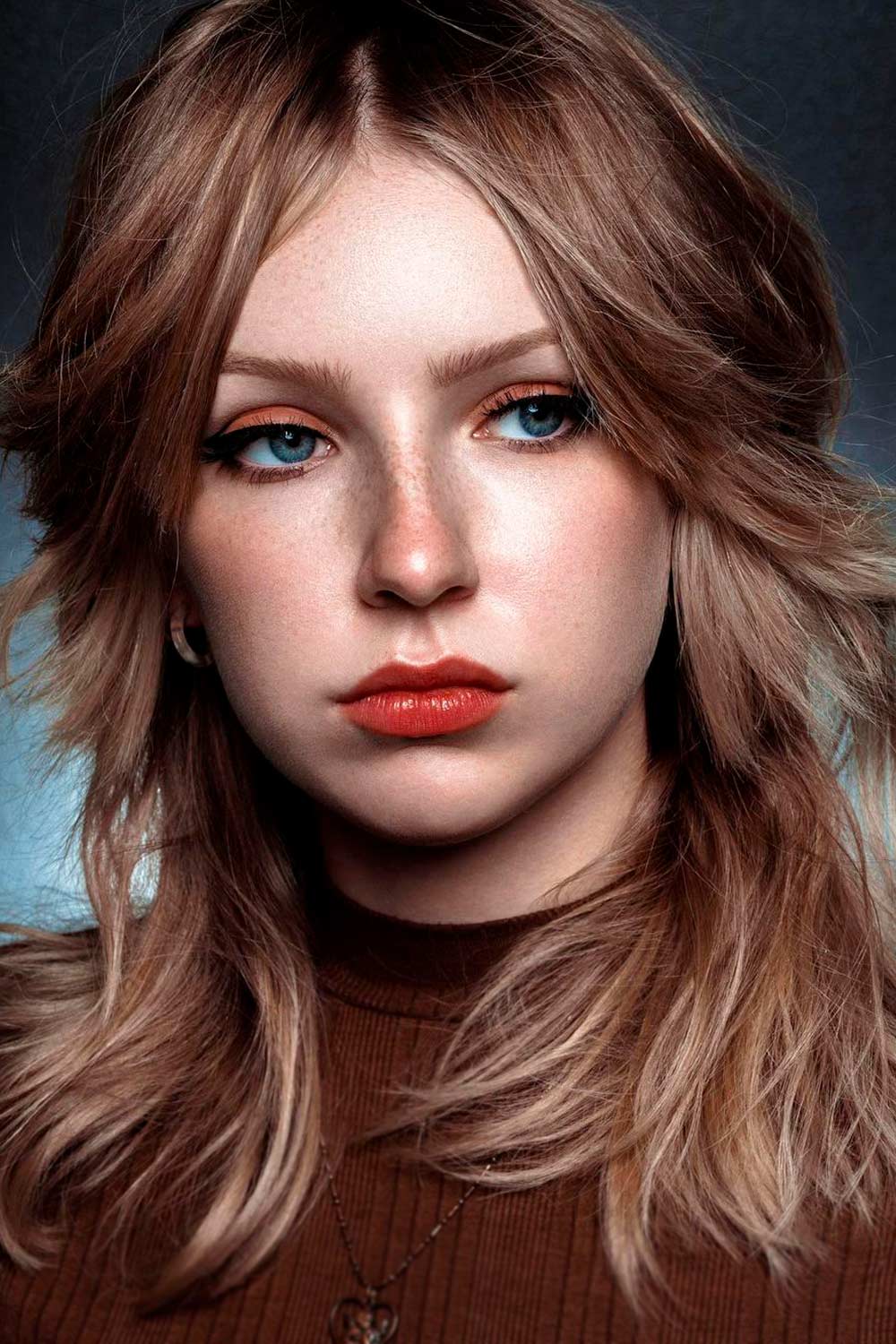 Medium Shag Haircut with Face Framing Bangs